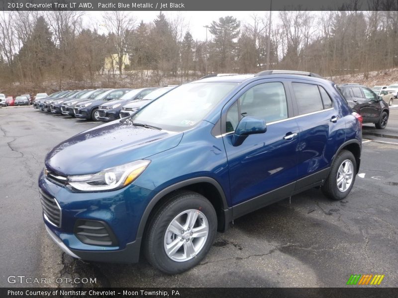 Pacific Blue Metallic / Jet Black 2019 Chevrolet Trax LT AWD
