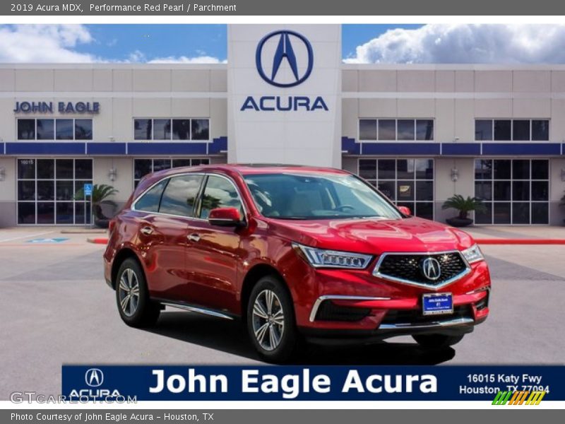 Performance Red Pearl / Parchment 2019 Acura MDX