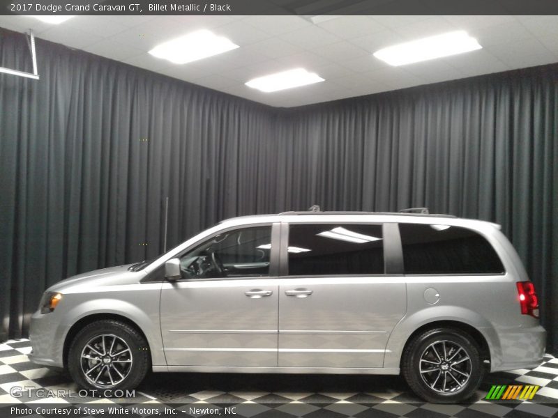 Billet Metallic / Black 2017 Dodge Grand Caravan GT