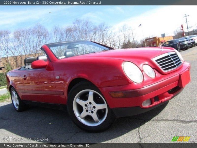 Magma Red / Charcoal 1999 Mercedes-Benz CLK 320 Convertible