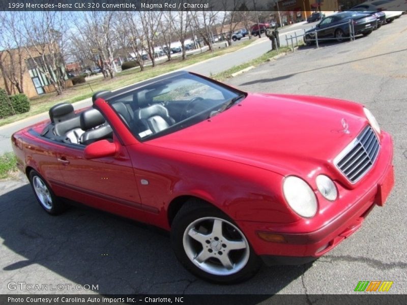 Magma Red / Charcoal 1999 Mercedes-Benz CLK 320 Convertible