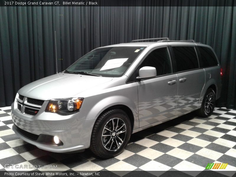 Billet Metallic / Black 2017 Dodge Grand Caravan GT