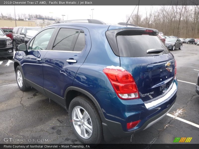 Pacific Blue Metallic / Jet Black 2019 Chevrolet Trax LT AWD