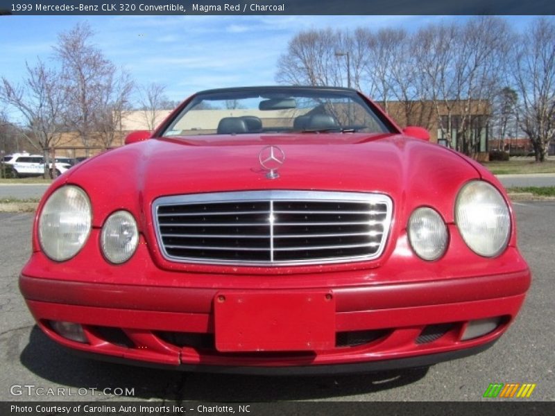 Magma Red / Charcoal 1999 Mercedes-Benz CLK 320 Convertible
