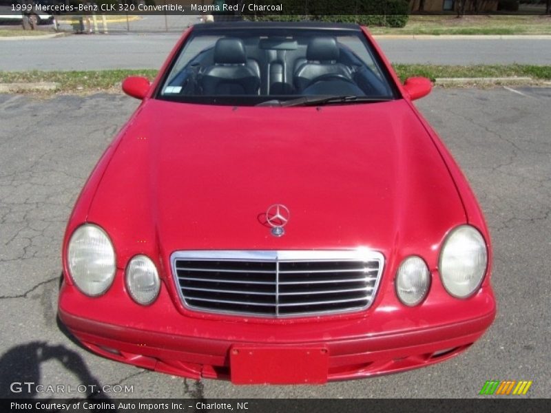 Magma Red / Charcoal 1999 Mercedes-Benz CLK 320 Convertible