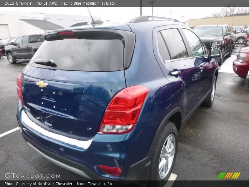 Pacific Blue Metallic / Jet Black 2019 Chevrolet Trax LT AWD