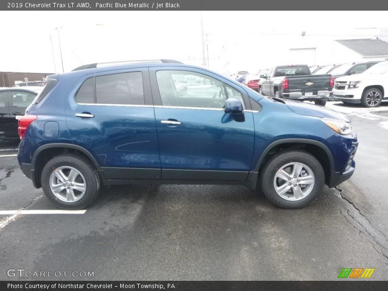Pacific Blue Metallic / Jet Black 2019 Chevrolet Trax LT AWD