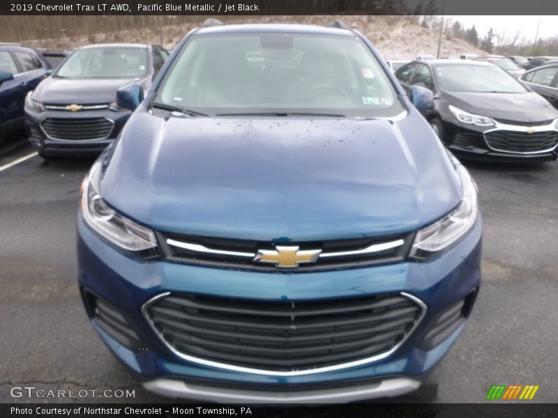 Pacific Blue Metallic / Jet Black 2019 Chevrolet Trax LT AWD