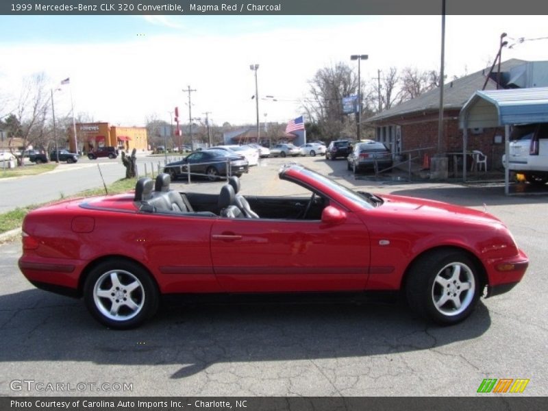 Magma Red / Charcoal 1999 Mercedes-Benz CLK 320 Convertible