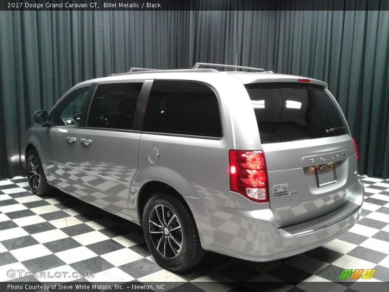 Billet Metallic / Black 2017 Dodge Grand Caravan GT