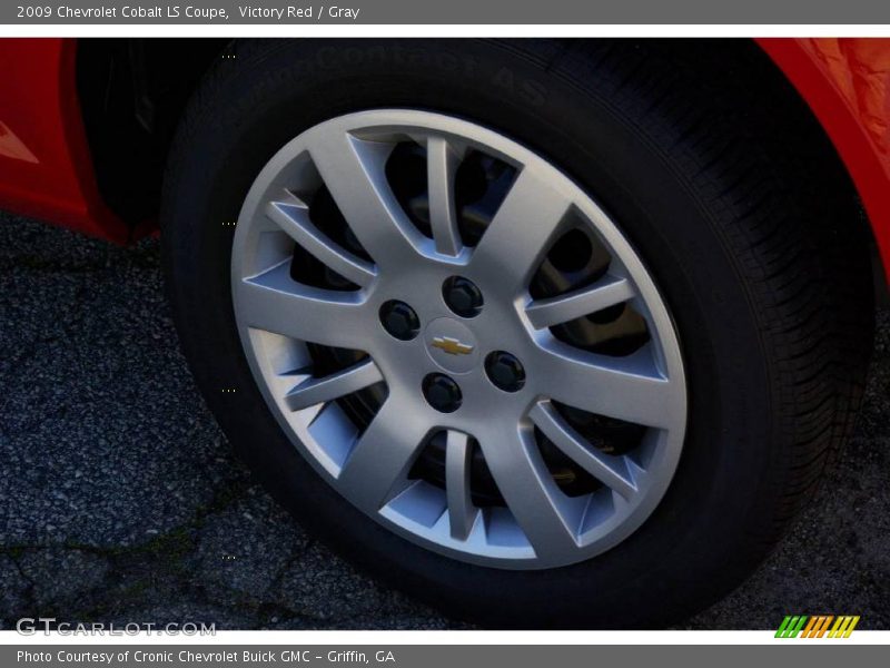 Victory Red / Gray 2009 Chevrolet Cobalt LS Coupe