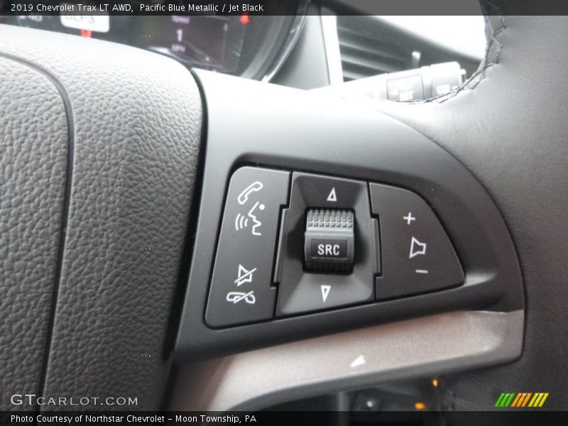 Pacific Blue Metallic / Jet Black 2019 Chevrolet Trax LT AWD