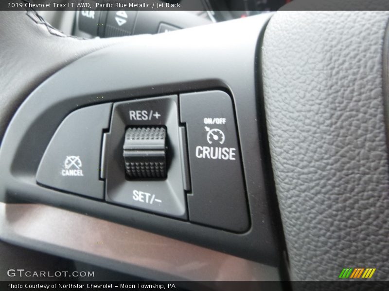 Pacific Blue Metallic / Jet Black 2019 Chevrolet Trax LT AWD