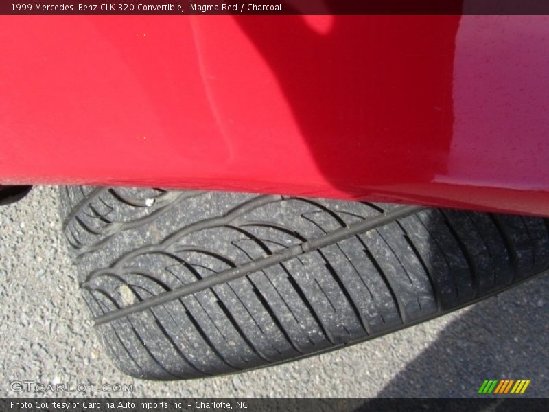 Magma Red / Charcoal 1999 Mercedes-Benz CLK 320 Convertible