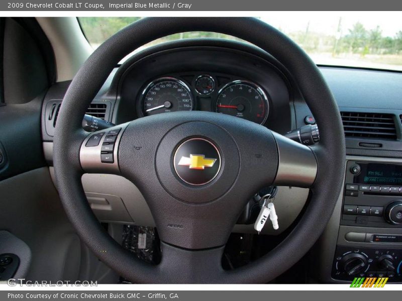 Imperial Blue Metallic / Gray 2009 Chevrolet Cobalt LT Coupe
