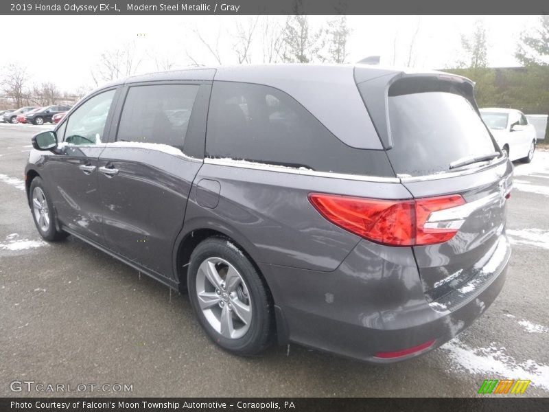 Modern Steel Metallic / Gray 2019 Honda Odyssey EX-L