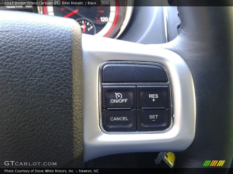Billet Metallic / Black 2017 Dodge Grand Caravan GT