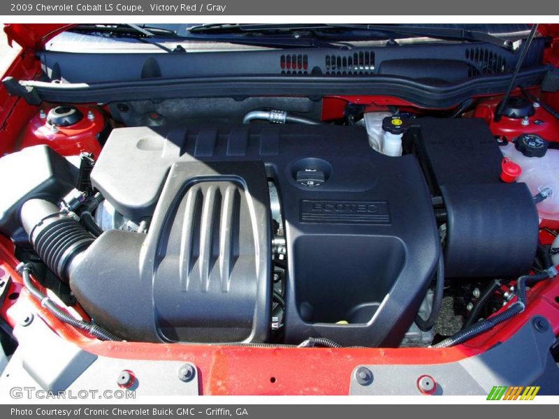 Victory Red / Gray 2009 Chevrolet Cobalt LS Coupe