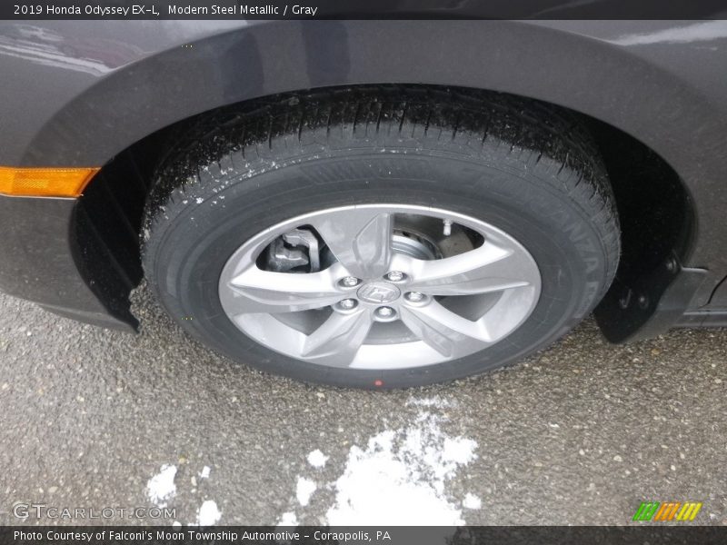 Modern Steel Metallic / Gray 2019 Honda Odyssey EX-L