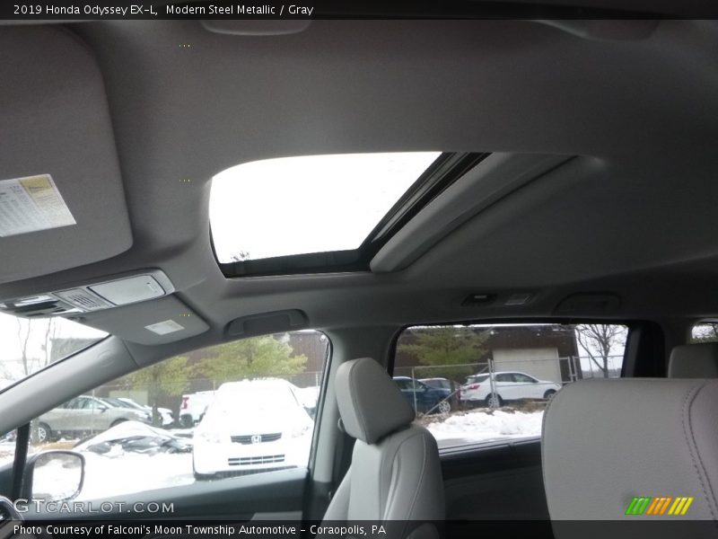 Modern Steel Metallic / Gray 2019 Honda Odyssey EX-L