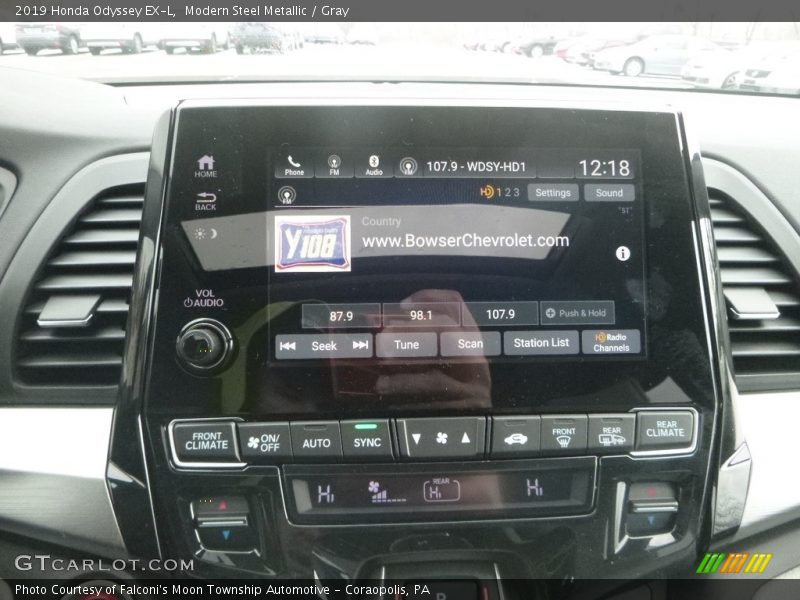 Modern Steel Metallic / Gray 2019 Honda Odyssey EX-L