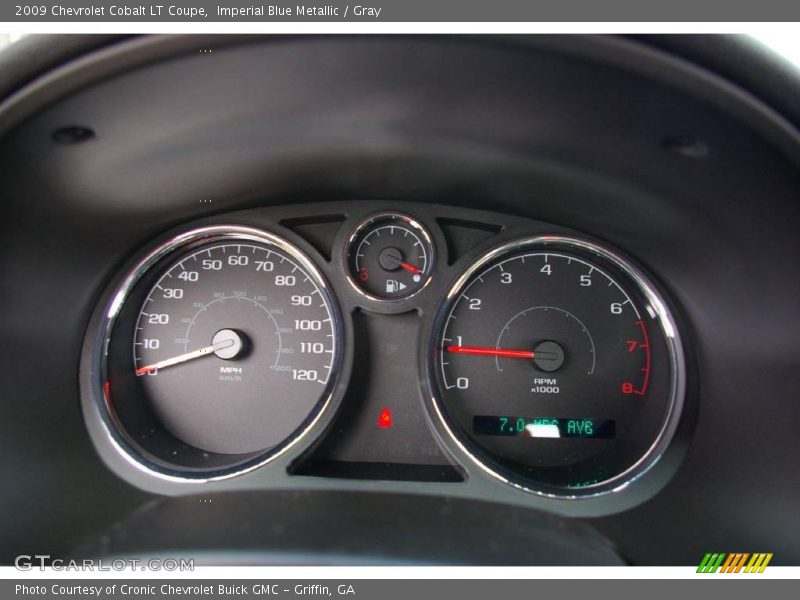 Imperial Blue Metallic / Gray 2009 Chevrolet Cobalt LT Coupe