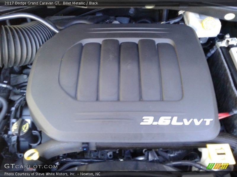 Billet Metallic / Black 2017 Dodge Grand Caravan GT