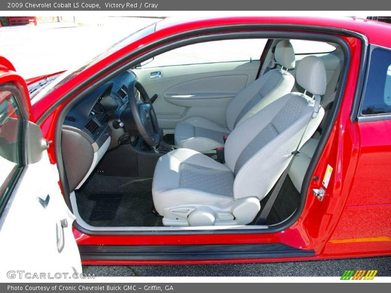 Victory Red / Gray 2009 Chevrolet Cobalt LS Coupe