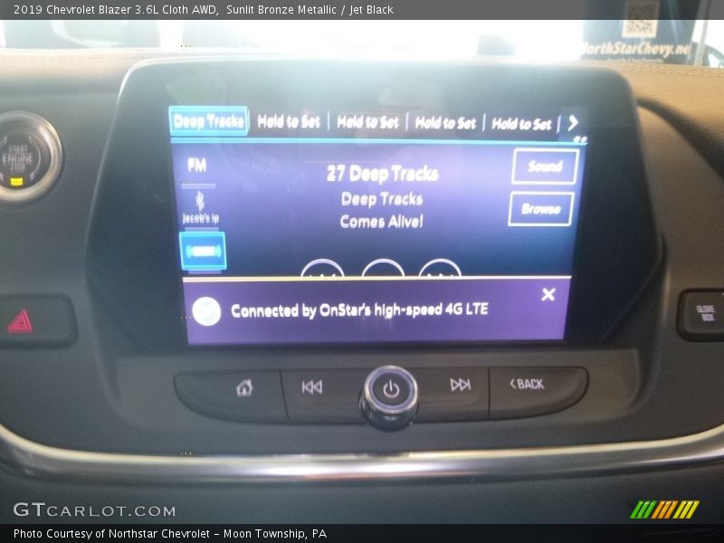 Sunlit Bronze Metallic / Jet Black 2019 Chevrolet Blazer 3.6L Cloth AWD