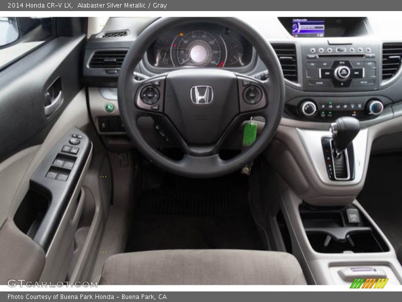 Alabaster Silver Metallic / Gray 2014 Honda CR-V LX