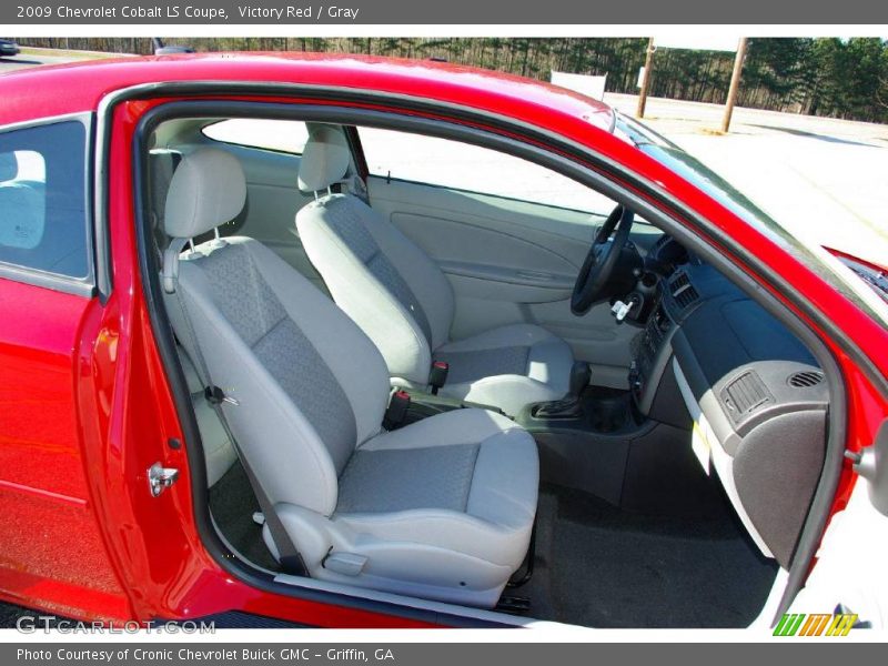 Victory Red / Gray 2009 Chevrolet Cobalt LS Coupe