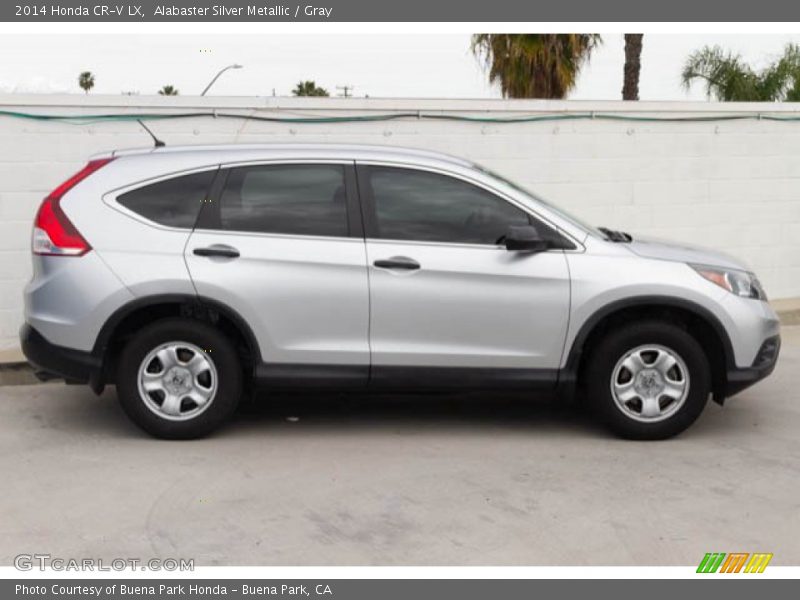 Alabaster Silver Metallic / Gray 2014 Honda CR-V LX