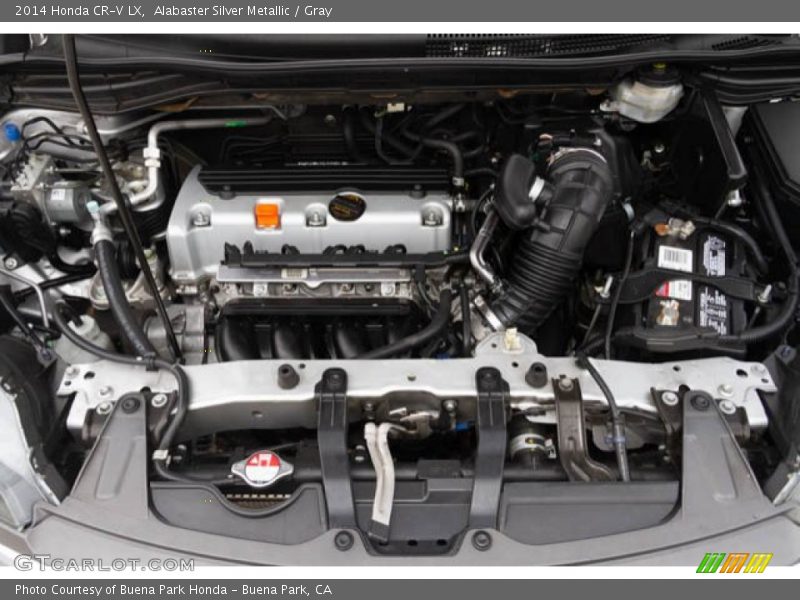 Alabaster Silver Metallic / Gray 2014 Honda CR-V LX