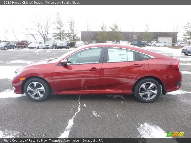  2019 Civic LX Sedan Molten Lava Pearl