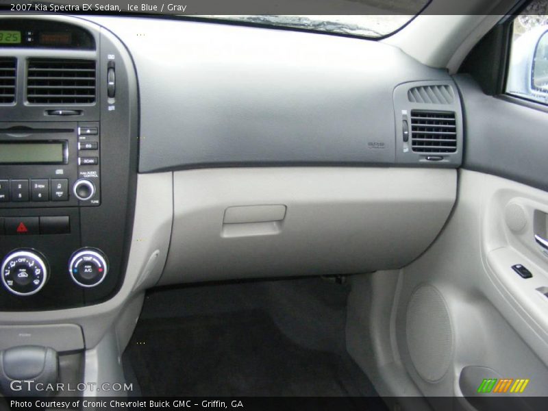 Ice Blue / Gray 2007 Kia Spectra EX Sedan