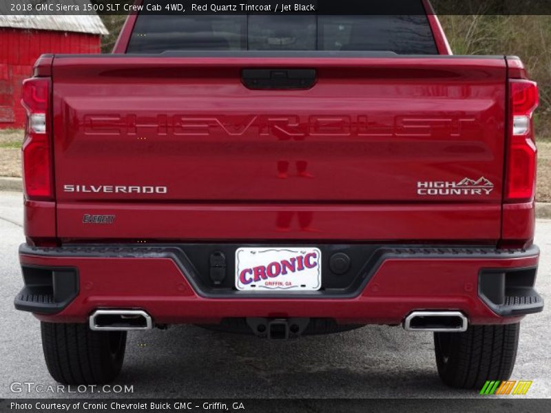 Red Quartz Tintcoat / Jet Black 2018 GMC Sierra 1500 SLT Crew Cab 4WD