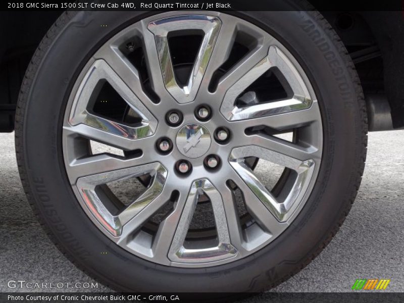 Red Quartz Tintcoat / Jet Black 2018 GMC Sierra 1500 SLT Crew Cab 4WD