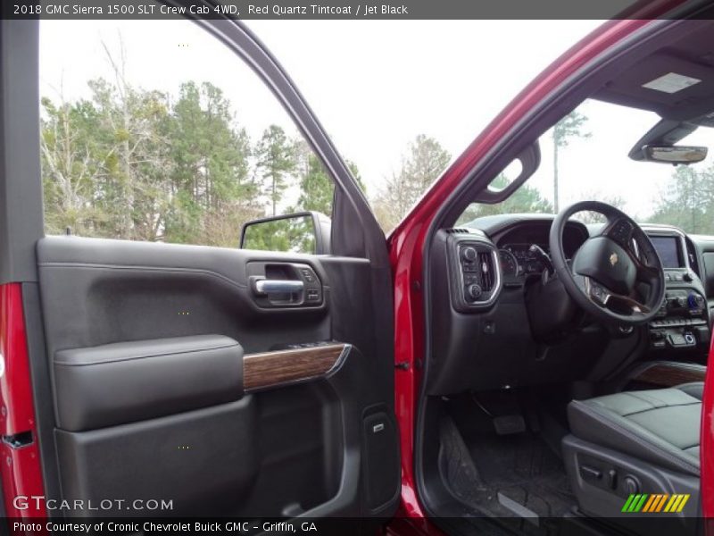 Red Quartz Tintcoat / Jet Black 2018 GMC Sierra 1500 SLT Crew Cab 4WD