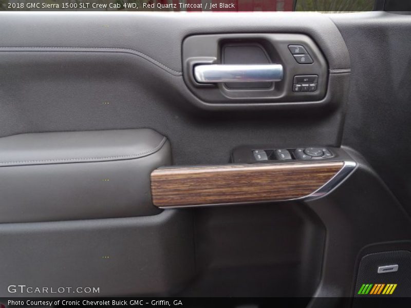 Red Quartz Tintcoat / Jet Black 2018 GMC Sierra 1500 SLT Crew Cab 4WD