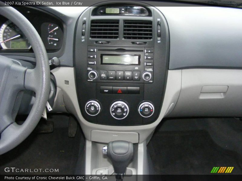 Ice Blue / Gray 2007 Kia Spectra EX Sedan