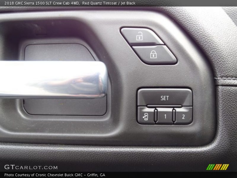 Red Quartz Tintcoat / Jet Black 2018 GMC Sierra 1500 SLT Crew Cab 4WD