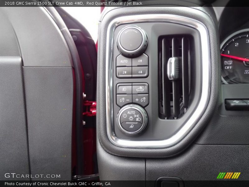 Red Quartz Tintcoat / Jet Black 2018 GMC Sierra 1500 SLT Crew Cab 4WD