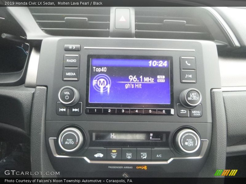 Controls of 2019 Civic LX Sedan