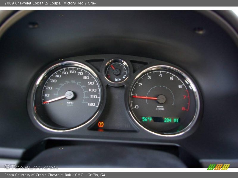 Victory Red / Gray 2009 Chevrolet Cobalt LS Coupe