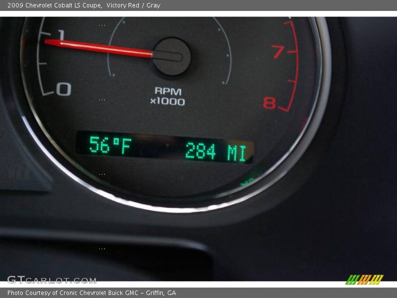 Victory Red / Gray 2009 Chevrolet Cobalt LS Coupe