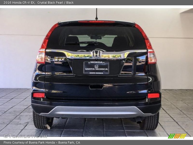 Crystal Black Pearl / Black 2016 Honda CR-V EX