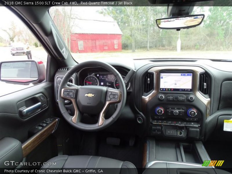 Red Quartz Tintcoat / Jet Black 2018 GMC Sierra 1500 SLT Crew Cab 4WD