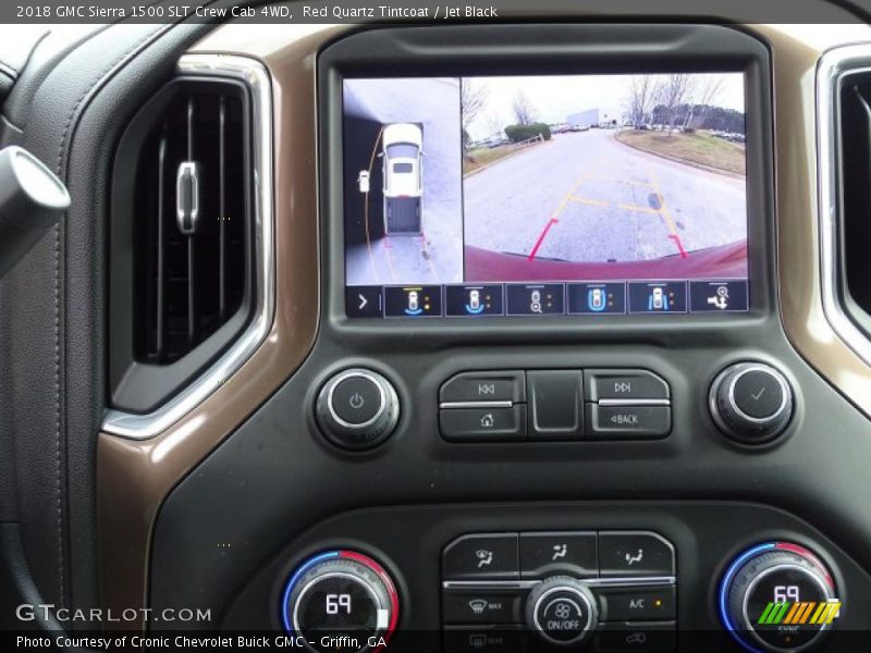 Red Quartz Tintcoat / Jet Black 2018 GMC Sierra 1500 SLT Crew Cab 4WD