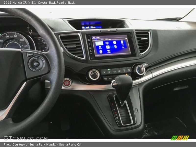 Crystal Black Pearl / Black 2016 Honda CR-V EX