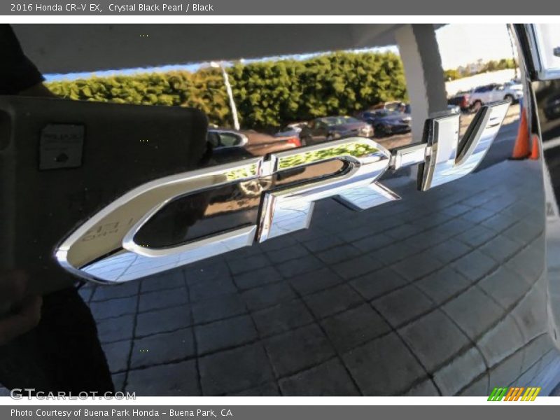 Crystal Black Pearl / Black 2016 Honda CR-V EX